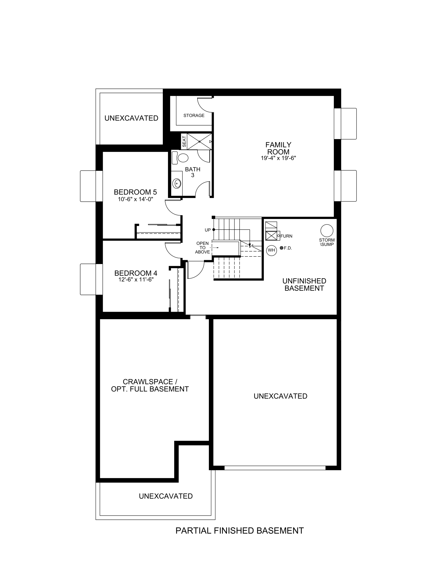 Partial Finished Basement